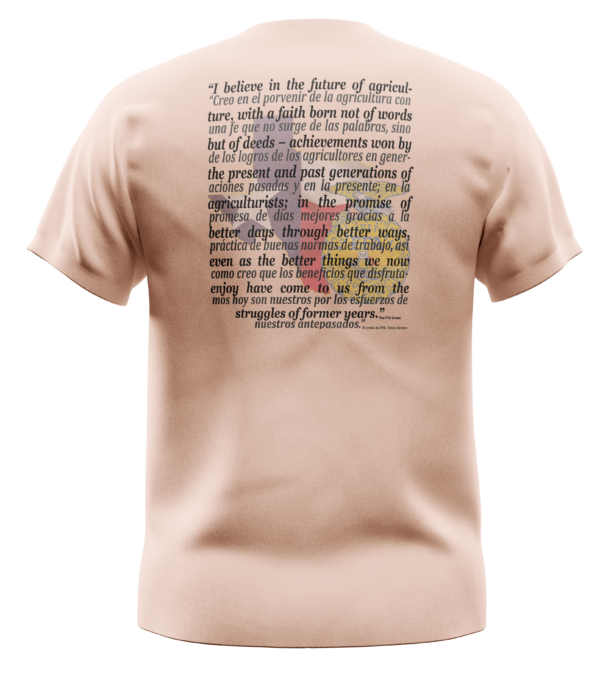 WeAreFFA-Peach Shirt Front & Back