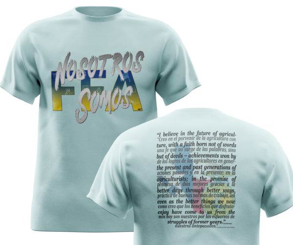Nosotros-Front & Back Blue