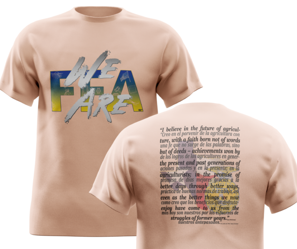 WeAreFFA-Peach Shirt Front & Back