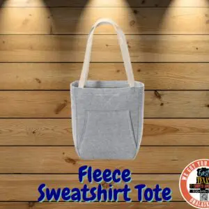 Fleece Sweatshirt Tote | Gray