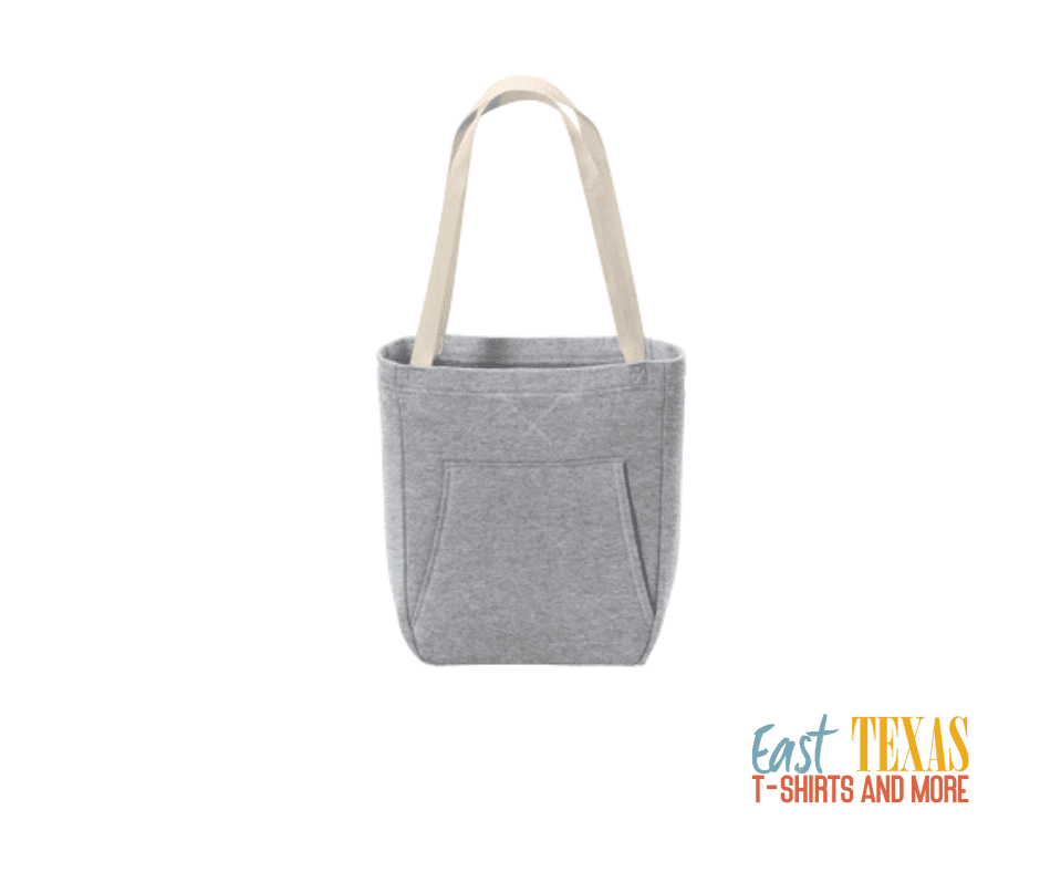 Fleece Sweatshirt Tote (2)