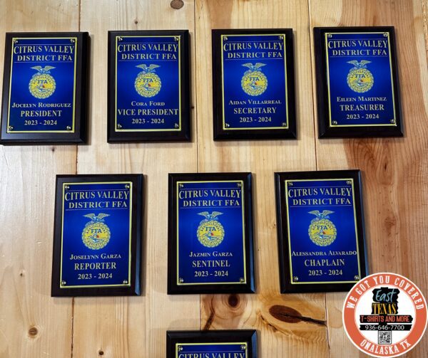 Citrus Valley Plaques