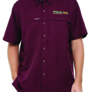 Polk 4-H Shooting Team GameGuard Fishing Shirt – Maroon Explorer Edition