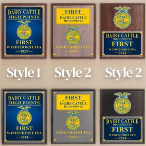 FFA Signature Series Plaque