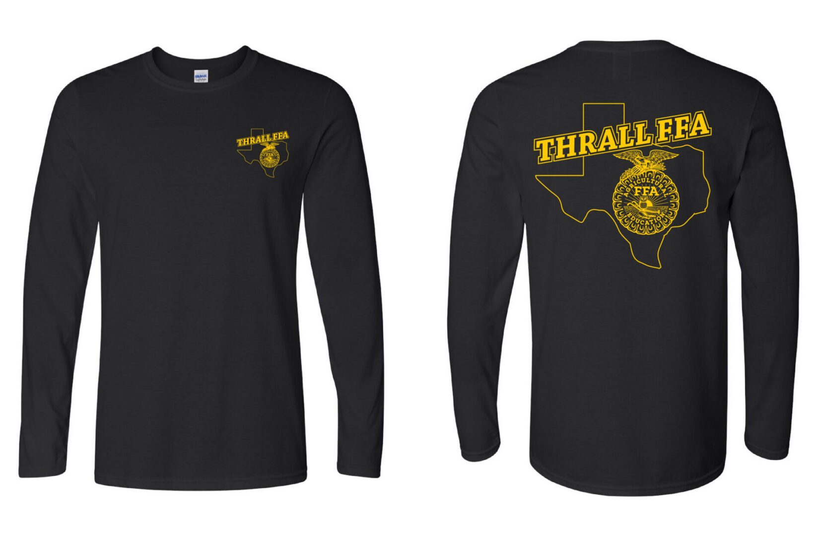 Thrall FFA - Rooted in Texas -Long Sleeve-T Shirt - Image 3