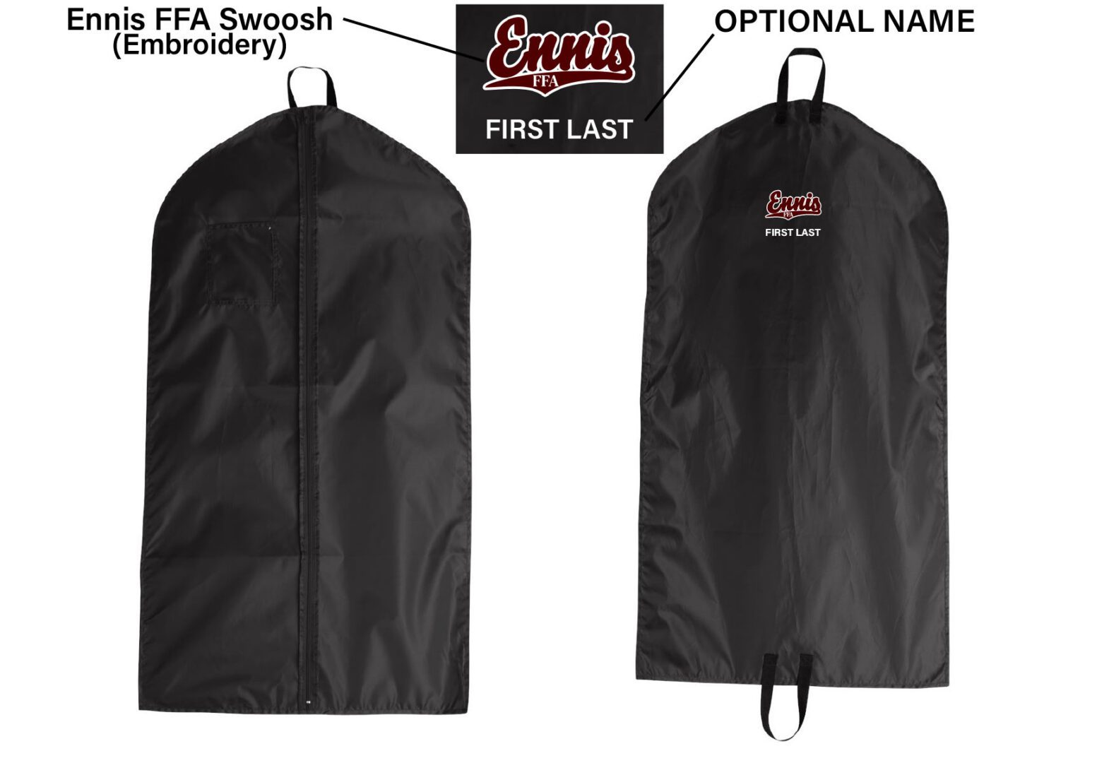 Ennis FFA Garment Bag